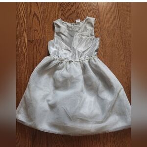 Gymboree Shimmering Silver Formal Dress